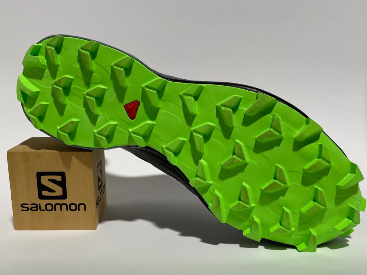 Salomon Speedcross 5 GORE-TEX Herren schwarz grün Sohle