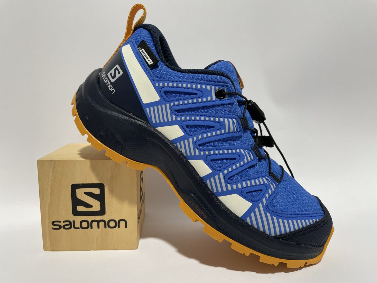 Salomon XA Pro v8 wasserdicht Junior blau gelb