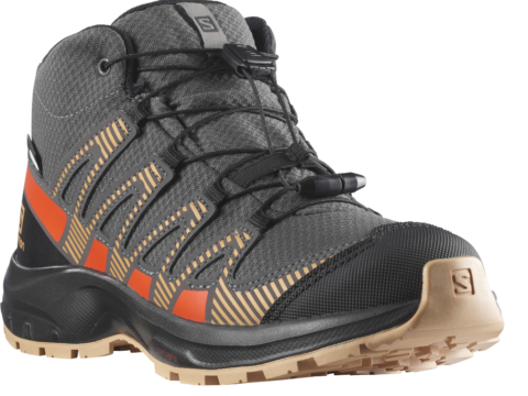 Salomon XA Pro V8 MID CSWP J Kinder orange braun grau